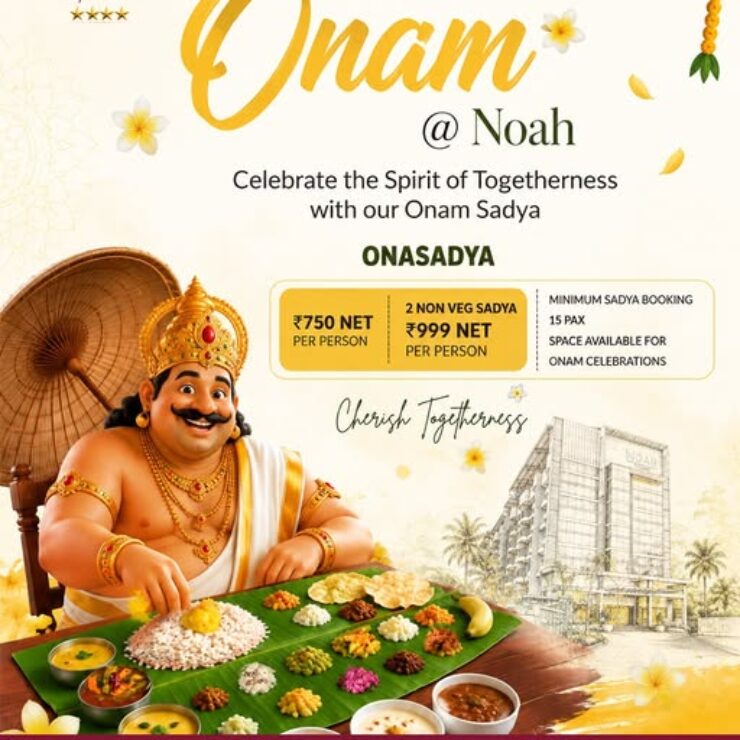 Onam Sadya Near Cochin Airport: Celebrate the Feast at Noah Sky Suites